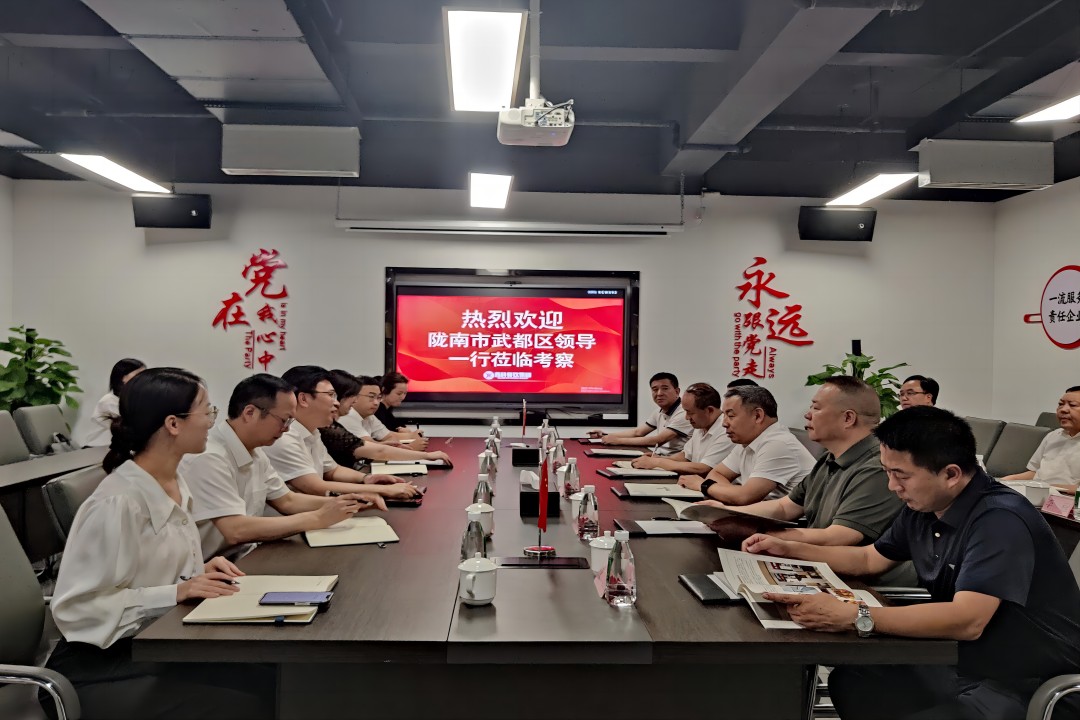 交流相助 同营生长 ——陇南市武都区向导一行莅临k8凯发餐饮治理集团调研考察